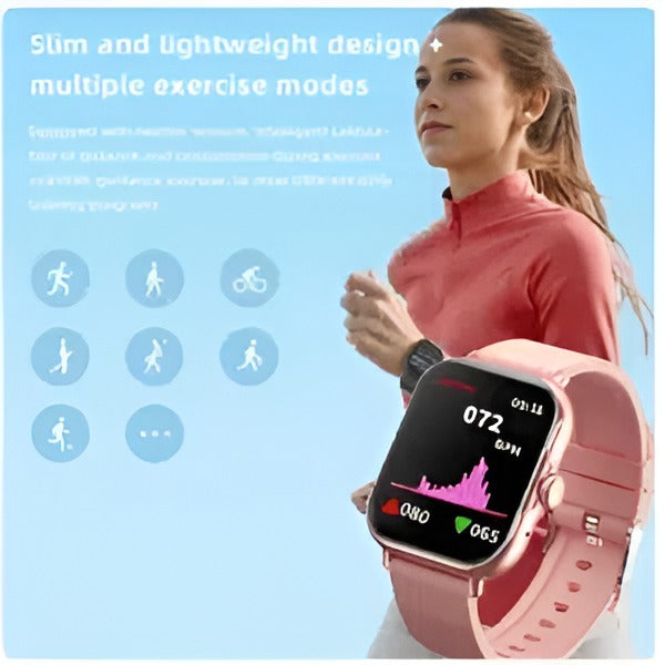 A58 Plus Smartwatch – Fitness Tracker | Blood Pressure Monitor | Stylish Watch for Women Ahsangadgetzone
