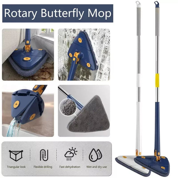 Adjustable 360 Degree Rotatable Mop Avuke Goods