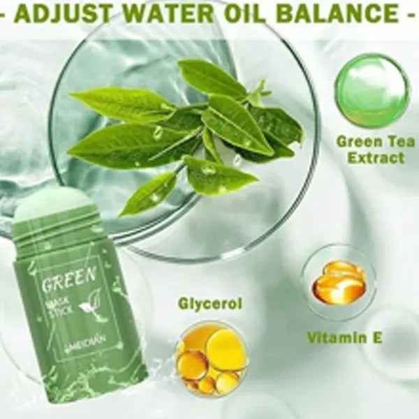 Green Tea Cleansing Green Mask Stick Avuke Goods