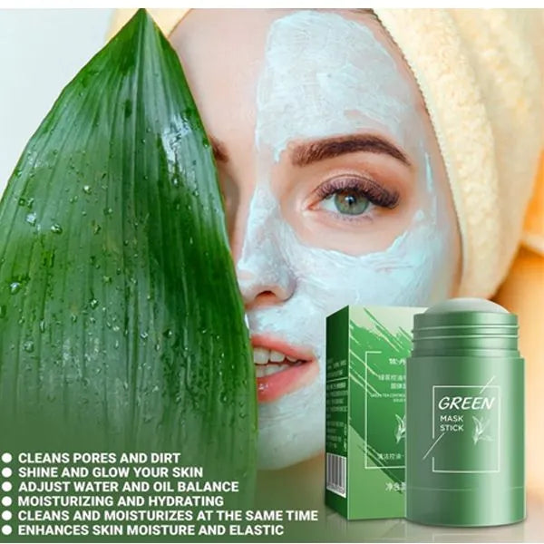 Green Tea Cleansing Green Mask Stick Avuke Goods