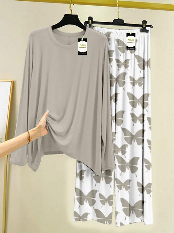 Night Suit 2Pcs Women's Stitched Plain Ravi Rang Collection