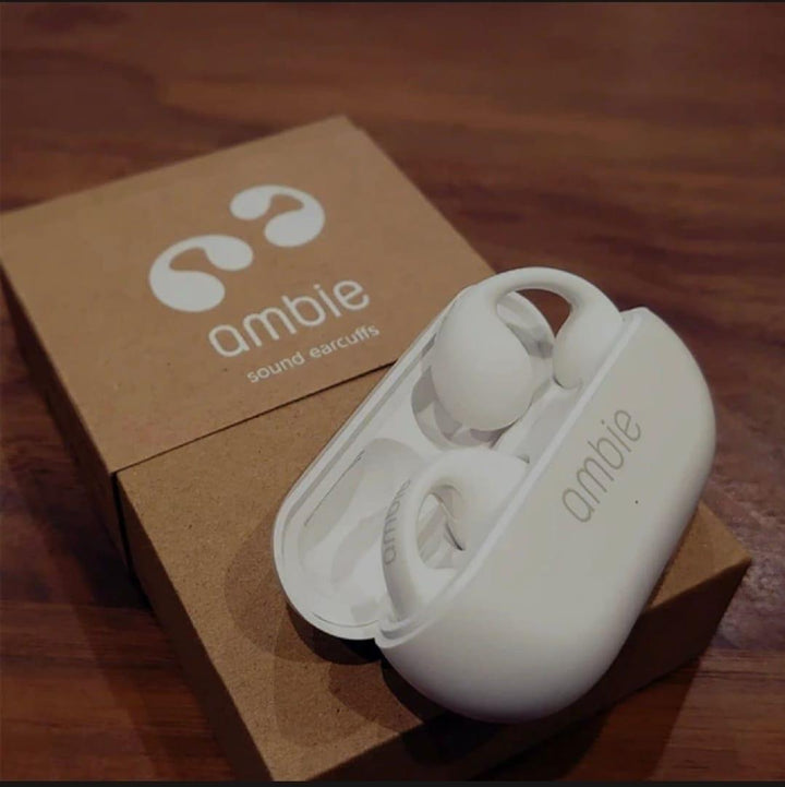 Stylish White Bluetooth earbuds with Long Battery Time Nexasim
