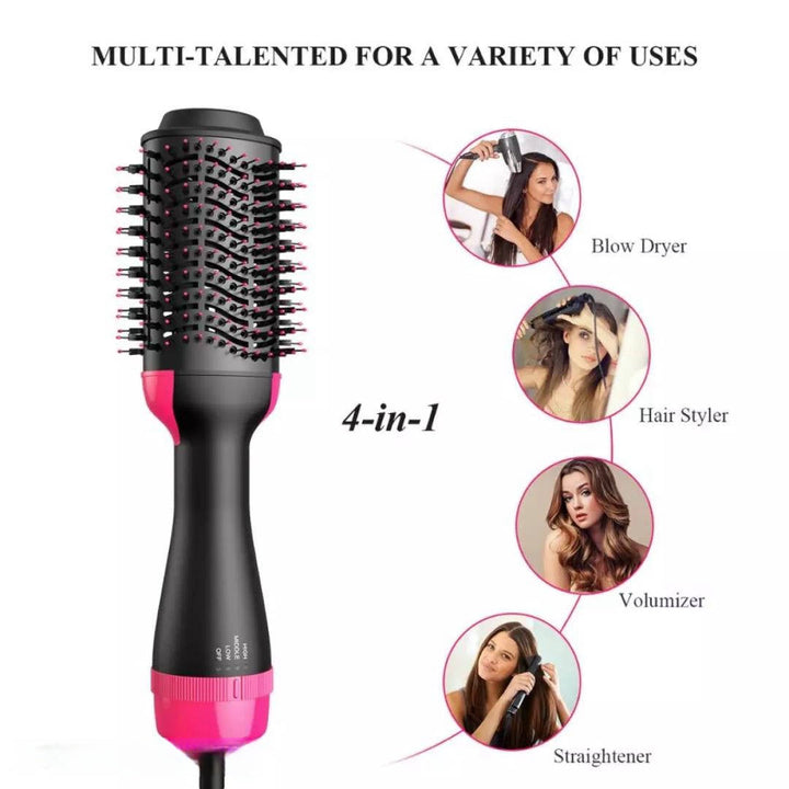 3 in 1 Hot Air Brush & Hair Curler Straightener Ravi Rang Collection