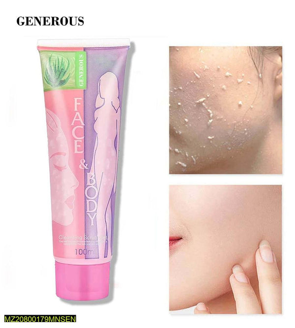Skin Whitening and Cleansing Scrub gel Nexasim