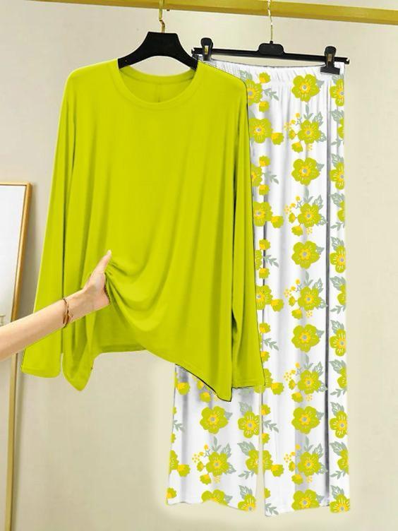 Night Suit 2Pcs Women's Stitched Plain Ravi Rang Collection
