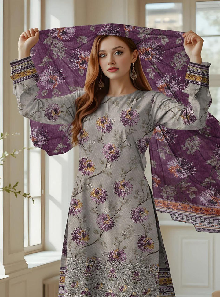 Embroidered and Printed 3 Piece Unstitched Lawn Suits of the Best Quality Nexasim