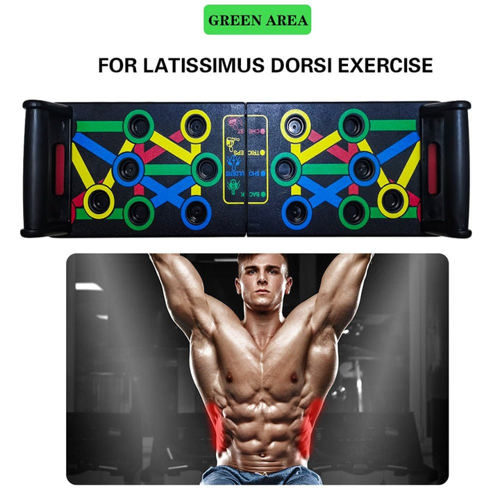 Foldable  9 in 1 push-up board Avuke Goods