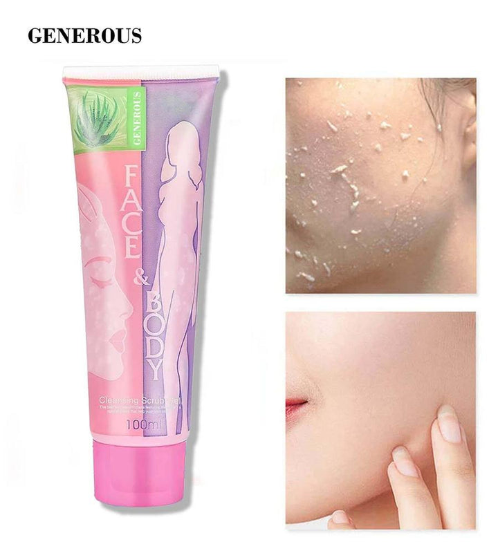 Skin Whitening and Cleansing Scrub gel Nexasim