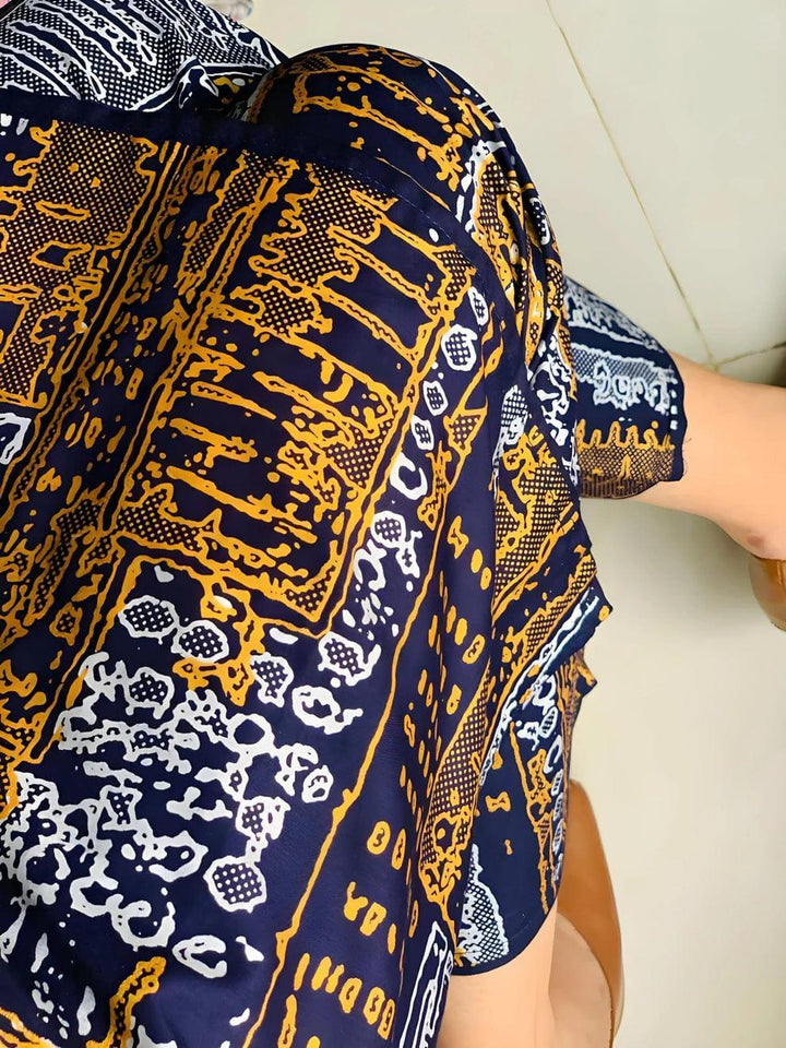 Women 2 piece suits stitched linen blocked printed shirt and trouser Nexasim