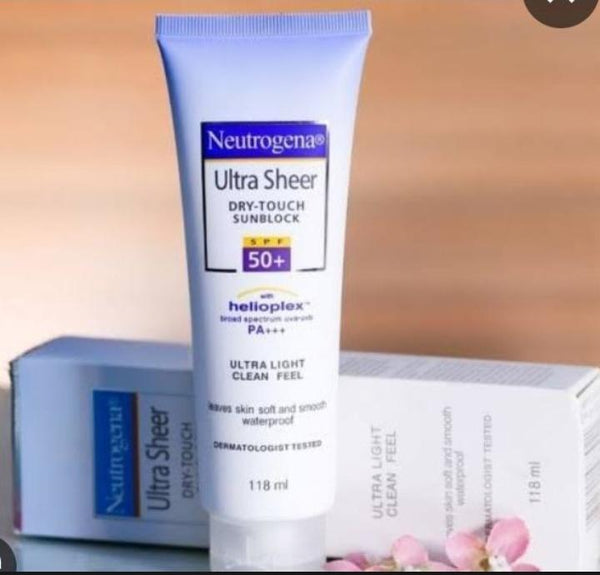 Neutrogena Ultra Sheer Sunblock best for Protections from UV-A UV-B rays in Summer Nexasim