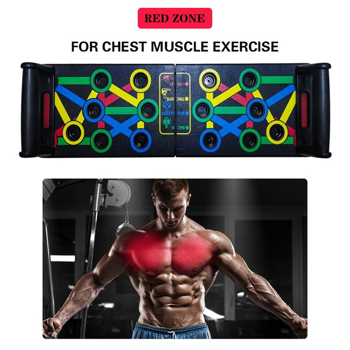 Foldable  9 in 1 push-up board Avuke Goods