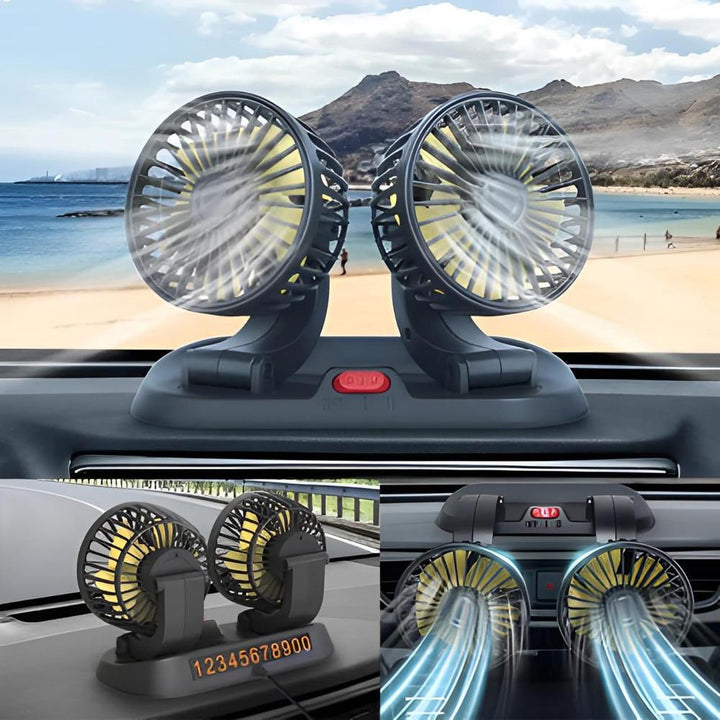 Dashboard Cooling Dual Head Fan Ravi Rang Collection