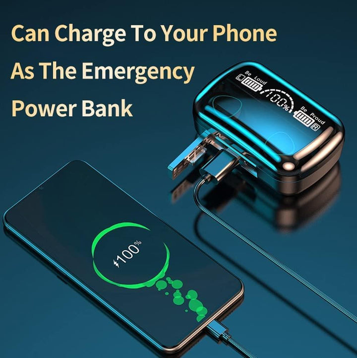 M10 Pro Wireless Earbuds, Black Ravi Rang Collection