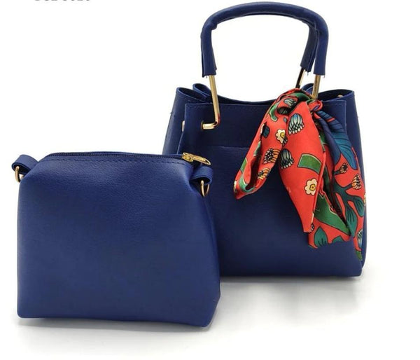 Pu Women Stylish Leather Hand Bag Two In One Nexasim