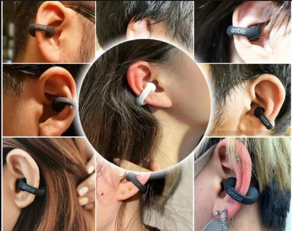 Stylish White Bluetooth earbuds with Long Battery Time Nexasim