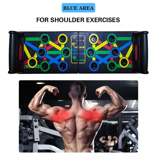 Foldable  9 in 1 push-up board Avuke Goods