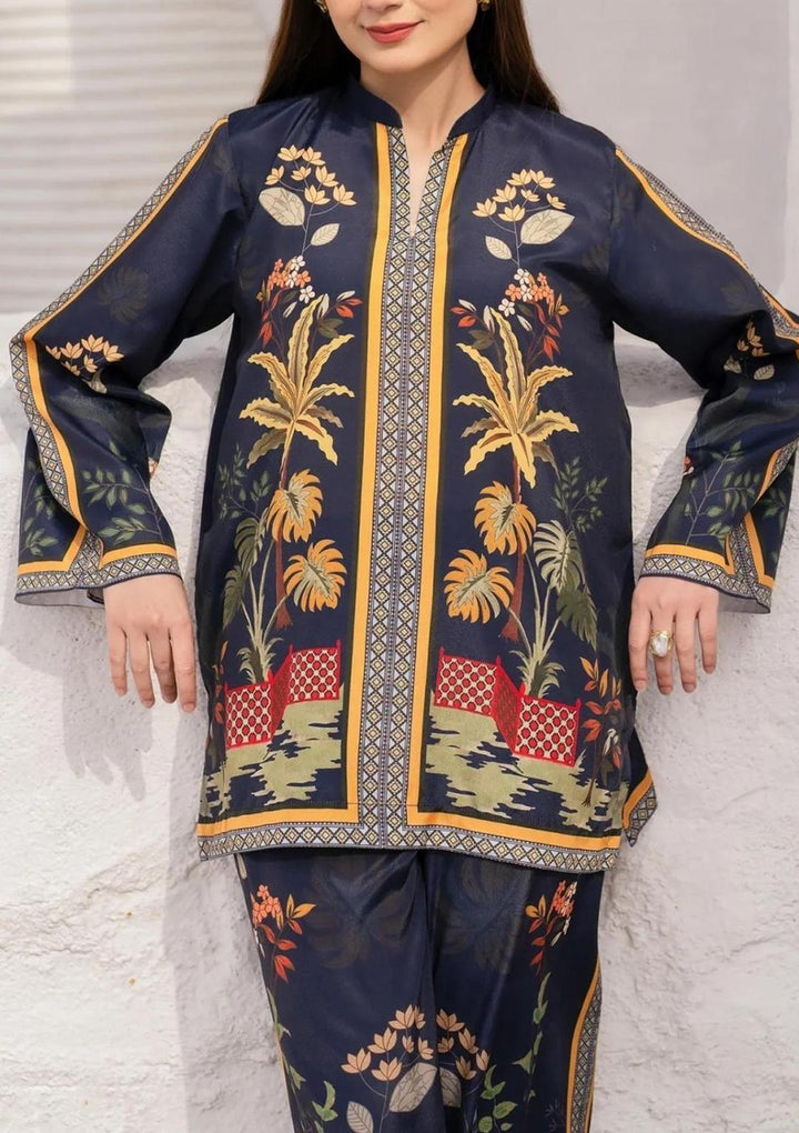 Best Quality Fabric With Summer Trend Women Stitched Printed Shirts And Trousers Nexasim