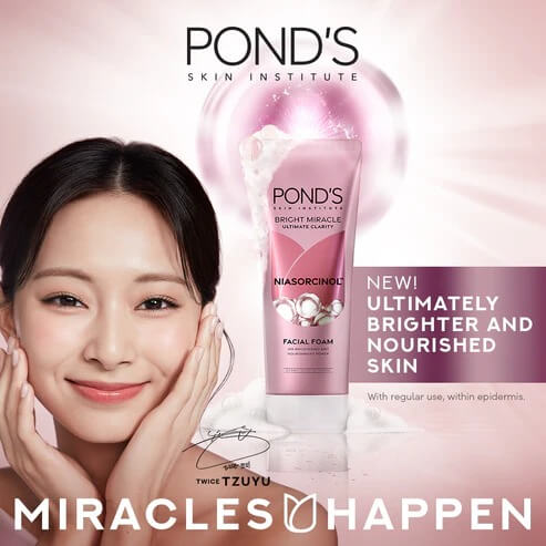 Ponds Face wash Niasorcinol 100G – imported Nexasim