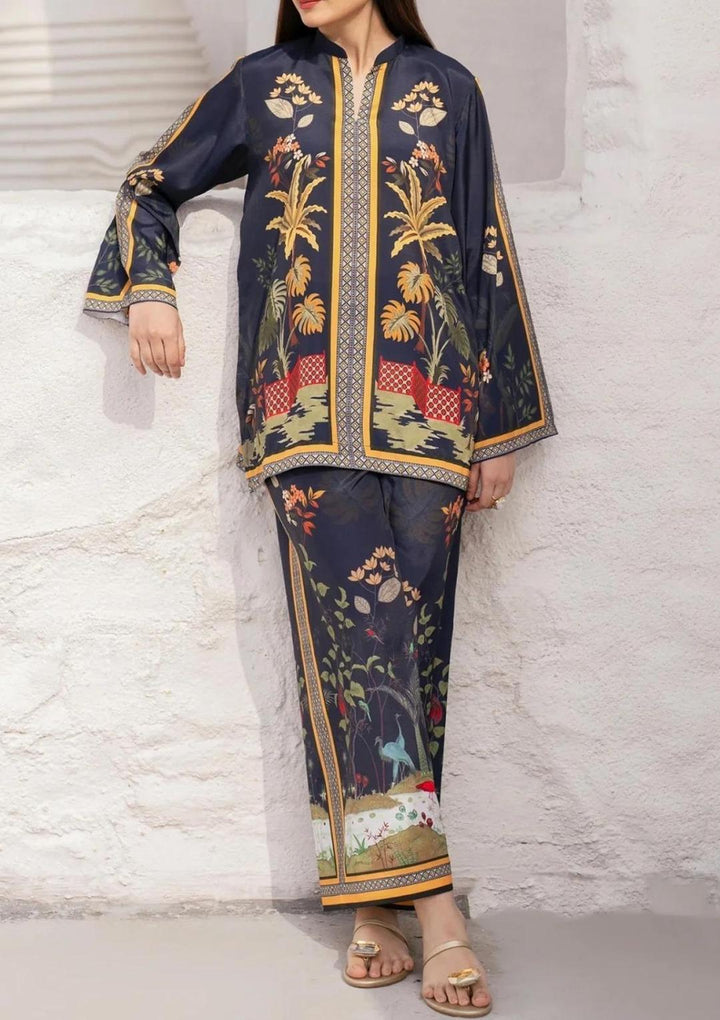 Best Quality Fabric With Summer Trend Women Stitched Printed Shirts And Trousers Nexasim