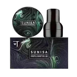 TYAGEN-II Sunisa 3 in 1 CC and BB Water Proof Foundation Concealer Cream with Air Cushion Mushroom Zainsar