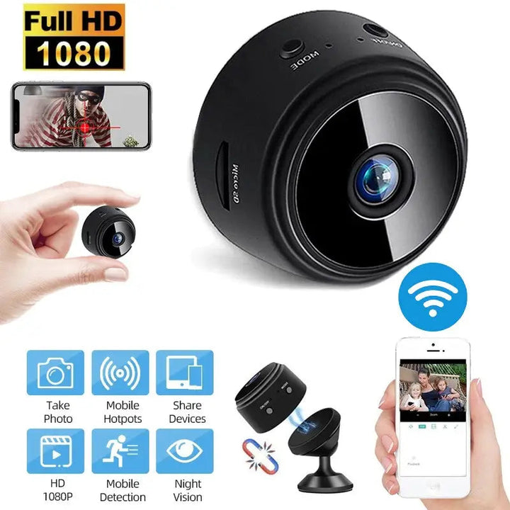 A9 Mini Full Hd Camera 1080p Wifi night vision american technology Danish Traders